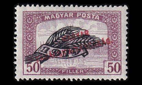 Unkari 303 * Parlamenttitalo vehnäntähkä pp 50 f (1920)