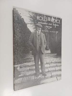 Rolls-Royce enthusiasts' club bulletin : July/August 1989