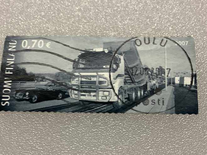 1822/ 2007 Kuorma-autoliikennettä o leimattu