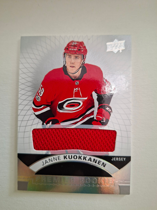 2017-18 Upper Deck Premier Jerseys #51 Janne Kuokkanen