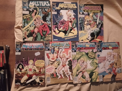 Masters of The universe sarjakuvat 7 kpl