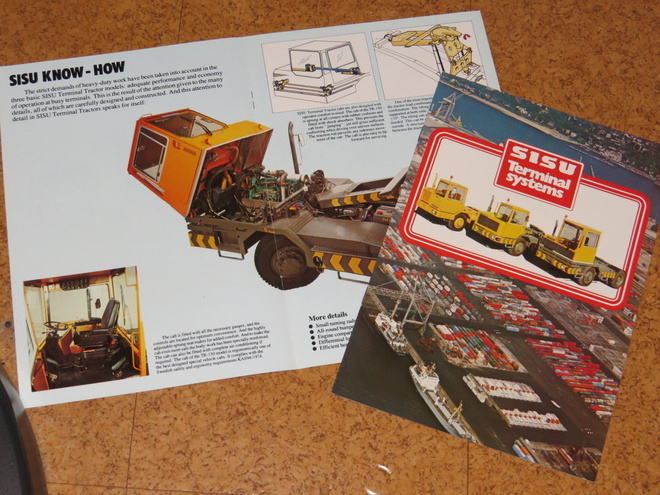 1980 Sisu Terminal Systems esite - KUIN UUSI