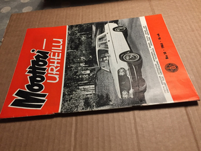MOOTTORIURHEILU 10/1964 HYVÄ