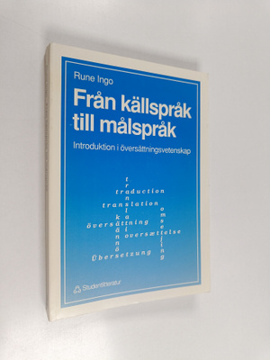 Rune Ingo : Från källspråk till målspråk : introduktion i...