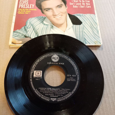 7" Elvis  Jailhouse rock