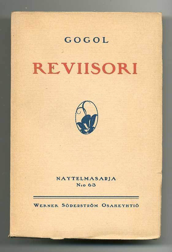 Nikolai Gogol: Reviisori  (1922)