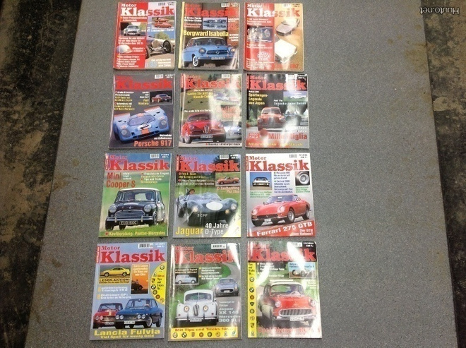 Motor Klassik lehti vuosikerta 1994, 12 numeroa
