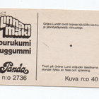 Purkkakuva Panda Linnanmäki n:o 40 Purukumikuva - pikkukuva 2