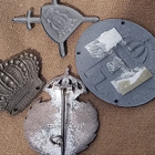 Ruotsin Militaria - 4 KPL. Yksi merkeistä Hopeinen. - pikkukuva 5