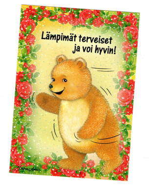 Marleena Ansio °°Lämpimät terveiset ja VOI HYVIN!°° -KORTTI