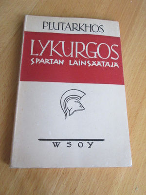 LYKURGOS SPARTAN LAINSÄÄTÄJÄ : PLUTARKHOS v 1942