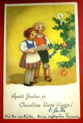 Wendelin - Lapset laulavat kuusen edessä  1946
