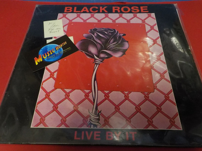 BLACK ROSE - LIVE BY IT M-/EX- LP