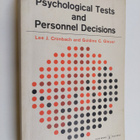 Goldine C. Gleser ym. : Psychological Tests and Personnel... - pikkukuva 1