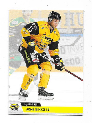 2018-19 Cardset #126 Joni Nikko , Saipa