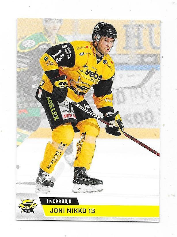 2018-19 Cardset #126 Joni Nikko , Saipa