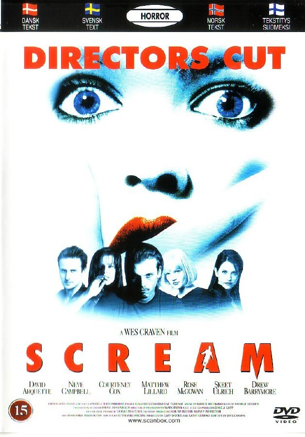 dvd, Scream - Director's Cut [kauhu, trilleri]