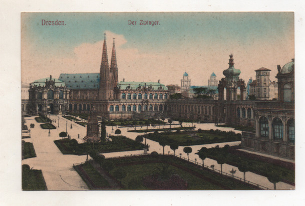DRESDEN, vanha kulkematon kortti  1900 luvunalkua