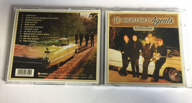  Topi Sorsakoski & Agents -  Renegades CD