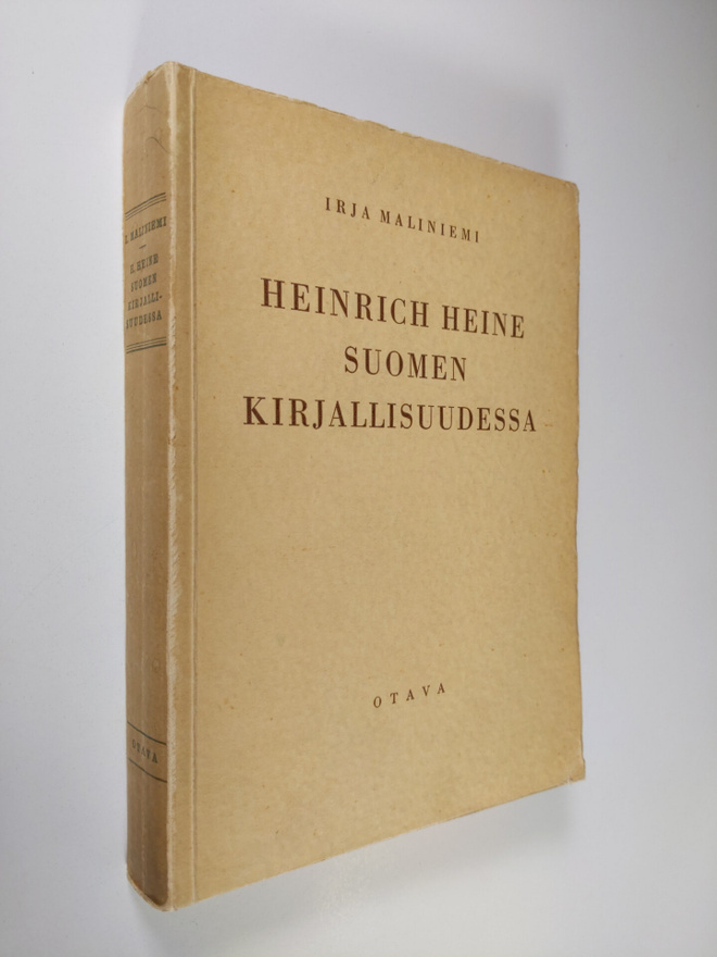 Irja Maliniemi : Heinrich Heine Suomen kirjallisuudessa