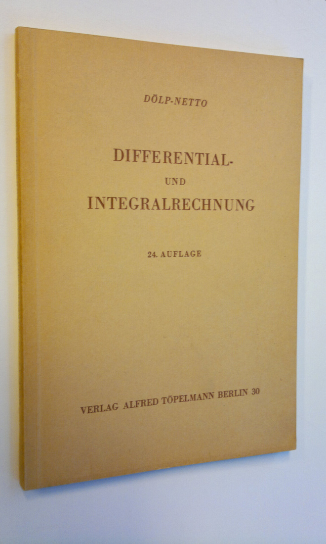 H. Dölp ym. : Grundzuge und Aufgaben der Differential- un...