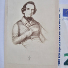 VANHA CDV Valokuva Oopperalaulaja Eduard Devrient 1870-l - pikkukuva 1