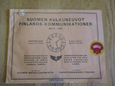 SUOMEN KULKUNEUVOT - FINLANDS KOMMUNIKATIONER N:o 2 - 1936 T