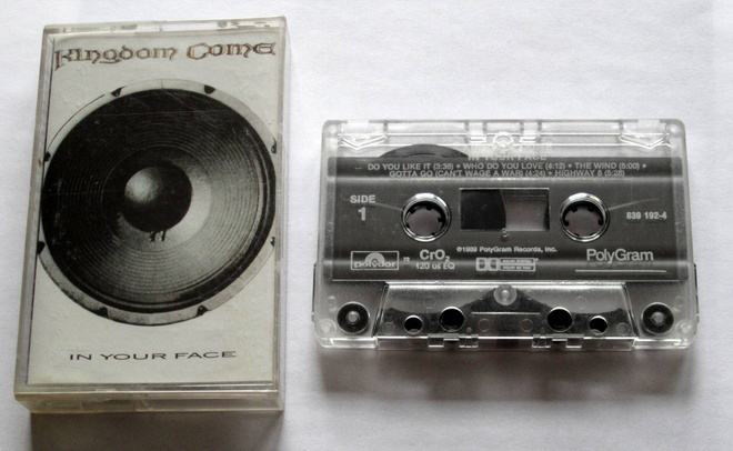 KINGDOM COME In your Face 1989 C-KASETTI
