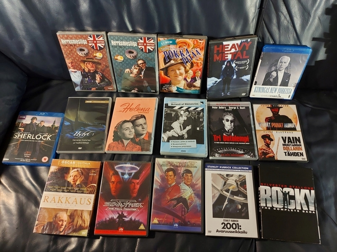 Myös erikseen: DVD + BLURAY ELOKUVIA JA TV-SARJOJA