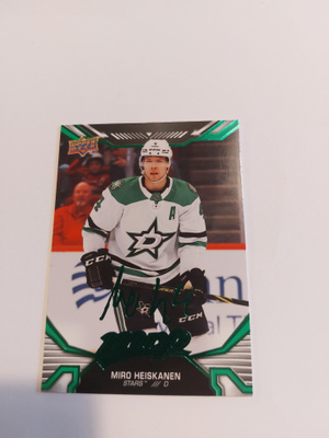 2022-23 Upper Deck MVP Green Script #23 Miro Heiskanen