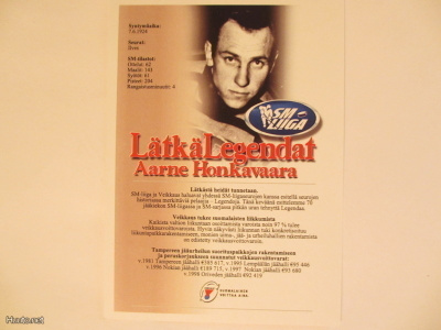 Aarne "Dynamo" Honkavaara Ilves Lätkälegendat