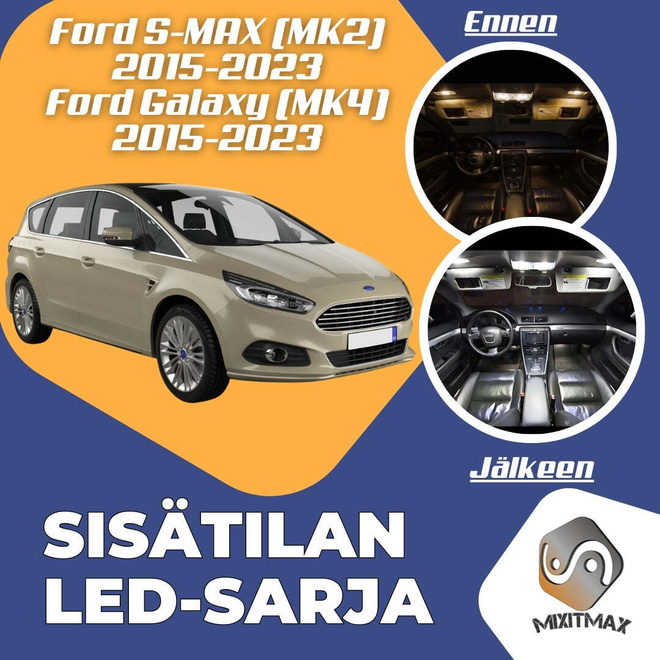 Ford S-MAX / Galaxy (MK4) Sisätilan LED-sarja 5-