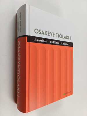 Manne Airaksinen : Osakeyhtiölaki I