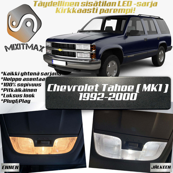 Chevrolet Tahoe (MK1) Sisätilan LED-sarja 20-osa