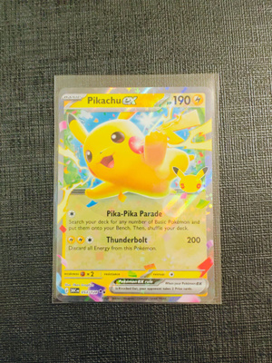 Pokemon 30th - pikachu ex