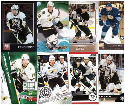 8 x JAMES NEAL Stars, Penguins