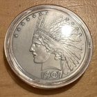 Indian - Eagle 1907 USA kolikko - pikkukuva 2