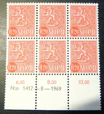 Leijona kuusilo M63 0,20mk Punainen (loo)
