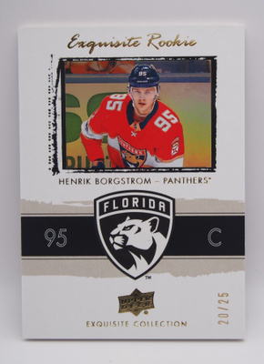 2018-19 Exquisite rookies Gold Henrik Borgström /25