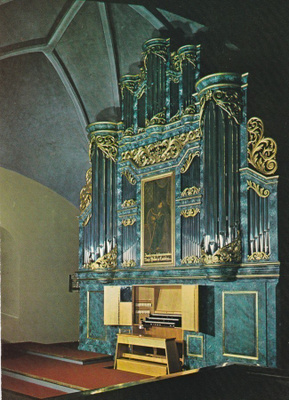 KIRKKOKORTTI - RAUMAN KIRKKO - URUT