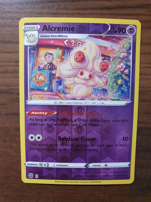 Pokemon Alcremie 071/172 Reverse holo rare