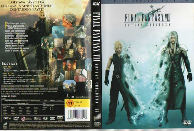 FINAL FANTASY VII-ADVENT CHILDREN	(2 129)	k	-FI-	DVD	(2)