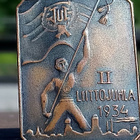 TUL:n liittojuhla 1934 -merkki, halkaisija 40 mm. Hyvässä k - pikkukuva 3