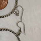 1971 vintage Kalevala Koru hopea korvakorut kk 925H S7 - pikkukuva 3