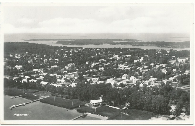 MAARIANHAMINA - ilmakuvakortti