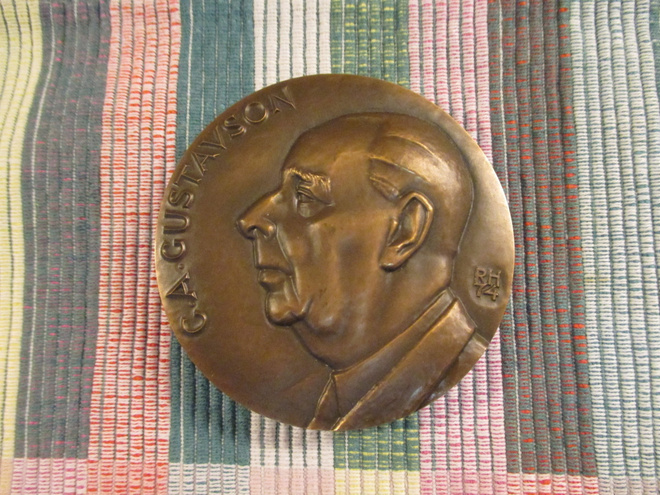 C.A.Gustavson mitali 1974.