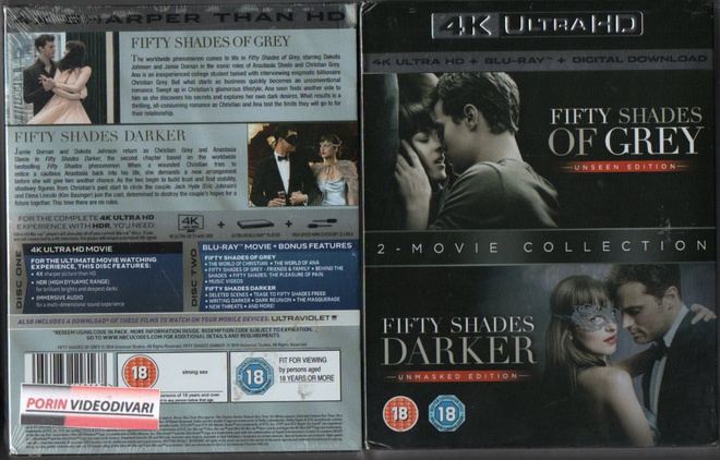 fifty shades of grey / fifty shades darker	(43 601)	UUSI	-GB