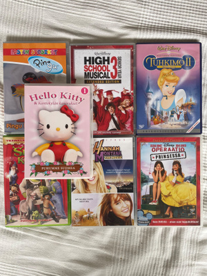 Lasten DVD-setti (7kpl)