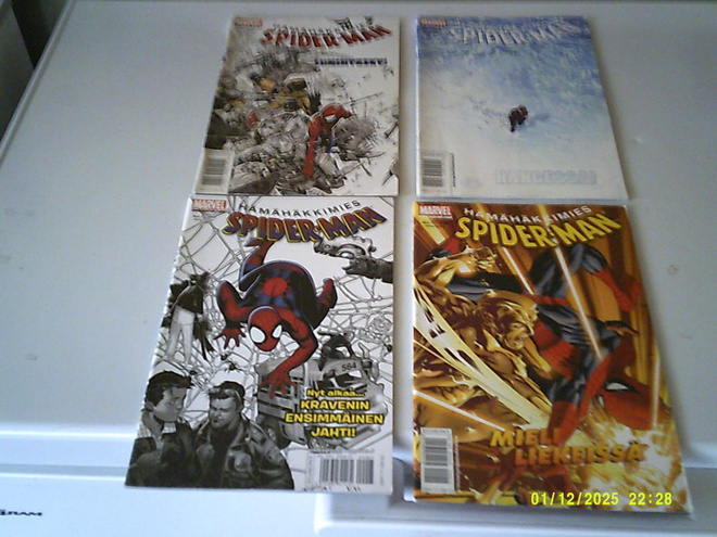 Spider-man/Hämähäkkimies vuosikertaa 2009 -2023 (6 kpl)