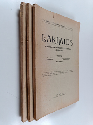 Lakimies 1918 (vihkot 1-10)